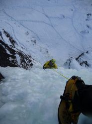 Daniele arriva in sosta al 2° tiro