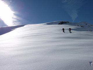 in salita sulla Piatta Biasi