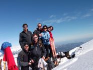 autoscatto in cima