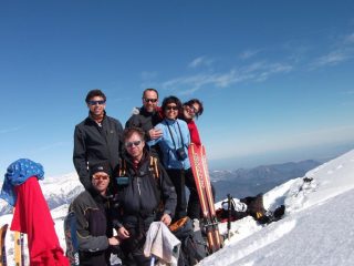 autoscatto in cima