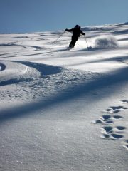 la seconda discesa dal Bric la Plata
