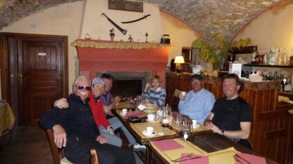 Soddisfatto della gite e di una ottima merenda nell'agriturismo Mistral