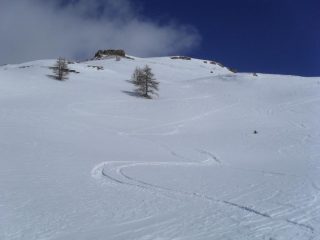 il tratto migliore sotto l'anticima con la mia sola  firma