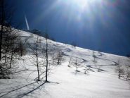 Polvere nella parte bassa