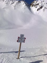 arrivo al lago blu