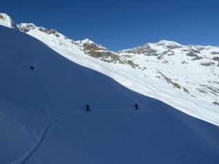 traverso verso l'alpe termo