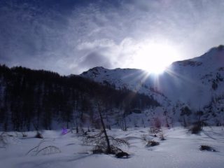In fondo al vallone disceso