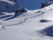 La discesa dal colle 
