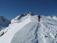 Arrivo all'antecima di Punta Palit