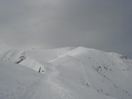 panoramica della parte finale della salita