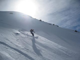 Ale sulla neve non facile