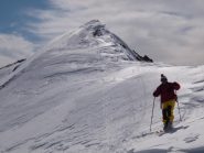 Dalla quota 2713m al colle Chardonnet