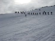 skialp verso il colle delle Vallette