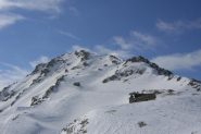 Cima Vallette dal colle Vallette con il bel pendio di discesa