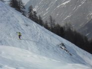 discesa in condizioni precarie