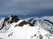 Il Peyron in primo piano, sullo sfondo Rocco Verde e Bassura