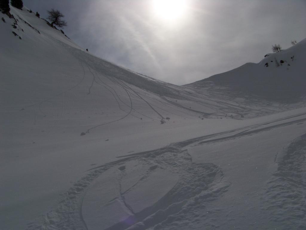 vista sul colle scendendo