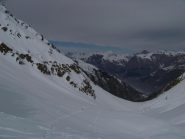 panorama verso il vallone di salita
