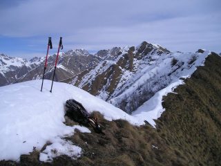 panorama dal monte rossin