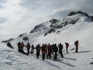 in discesa al colle delle Vallette