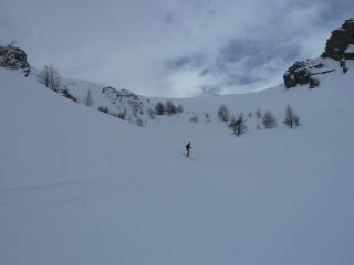 Neve discreta, visibilità poca