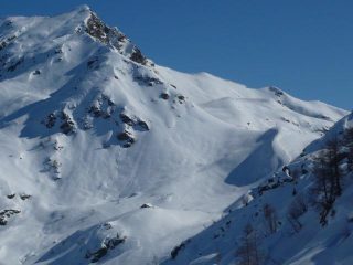 colle Giassit e mont Roux dalla Lie