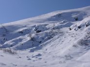 Versante nord, neve ottimale