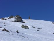 fronte sud con poca neve