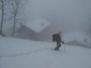 Arrivo all'Alpe Gombe