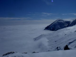 Mare di nubi dalla vetta
