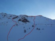 traccia percorso (sx  Schwarze-Tschugge)