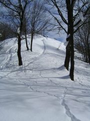 Vicino al cucuzzolo della cima