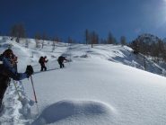 Il vallone centrale verso Q. 3223