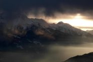 Giochi di luce e nubi
