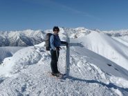 Anna in vetta all'Aquila