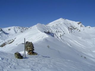 Vista dal Monte Crosetta verso il Tibert e la Costa Chiot