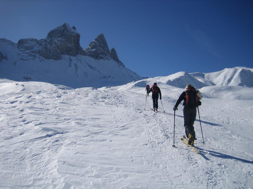il vallon de Pradin; sulla destra la Basse du Gerbier