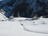in salita nei pressi di Chabaud