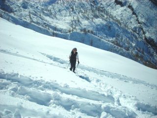 l'ultimo tratto prima della vetta