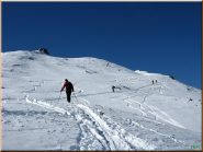 ...ultimo pendio di salita prima della punta...