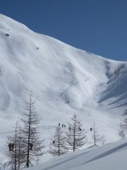 insano tentativo di superare il pendio finale