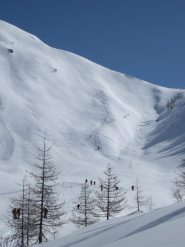 insano tentativo di superare il pendio finale
