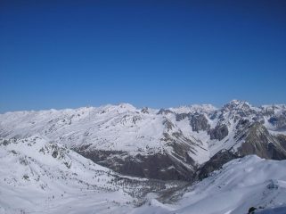 Vallone di Nevache dalla punta