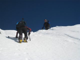 Arrivo in vetta