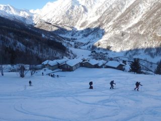 in salita