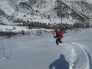 Discesa versante NO della Roccia Frontera