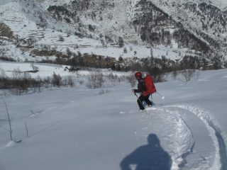 Discesa versante NO della Roccia Frontera