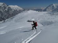 Discesa sull'alpe Crest