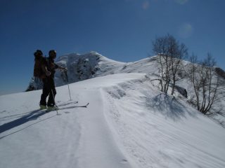 la cresta finale dal colle Pianessa