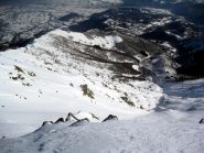 il mio pendio dalla vetta